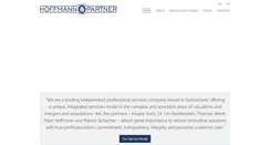 Desktop Screenshot of hoffmann-partner.com